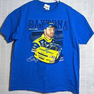 Dale Earnhardt JR & SR Tribute T Shirt Men's XL